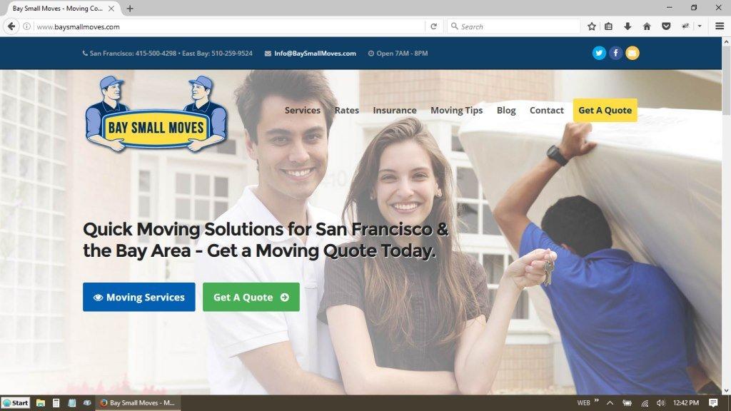 Bay Small Moves Website Redesign