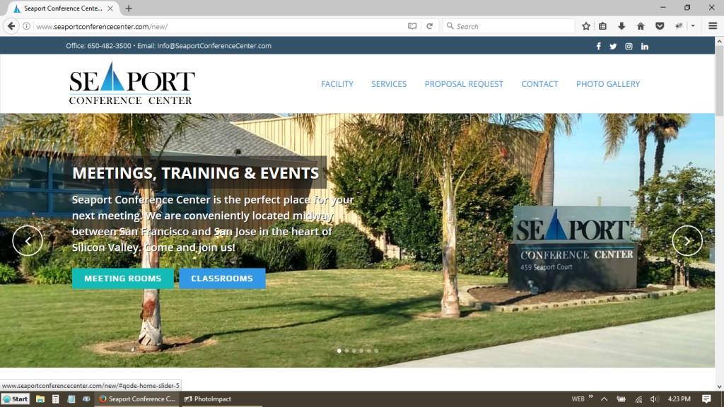 Seaport Conference Center Website Redesign