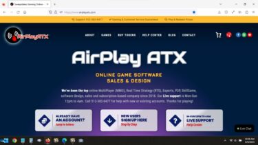 AirPlay ATX Website Redesign